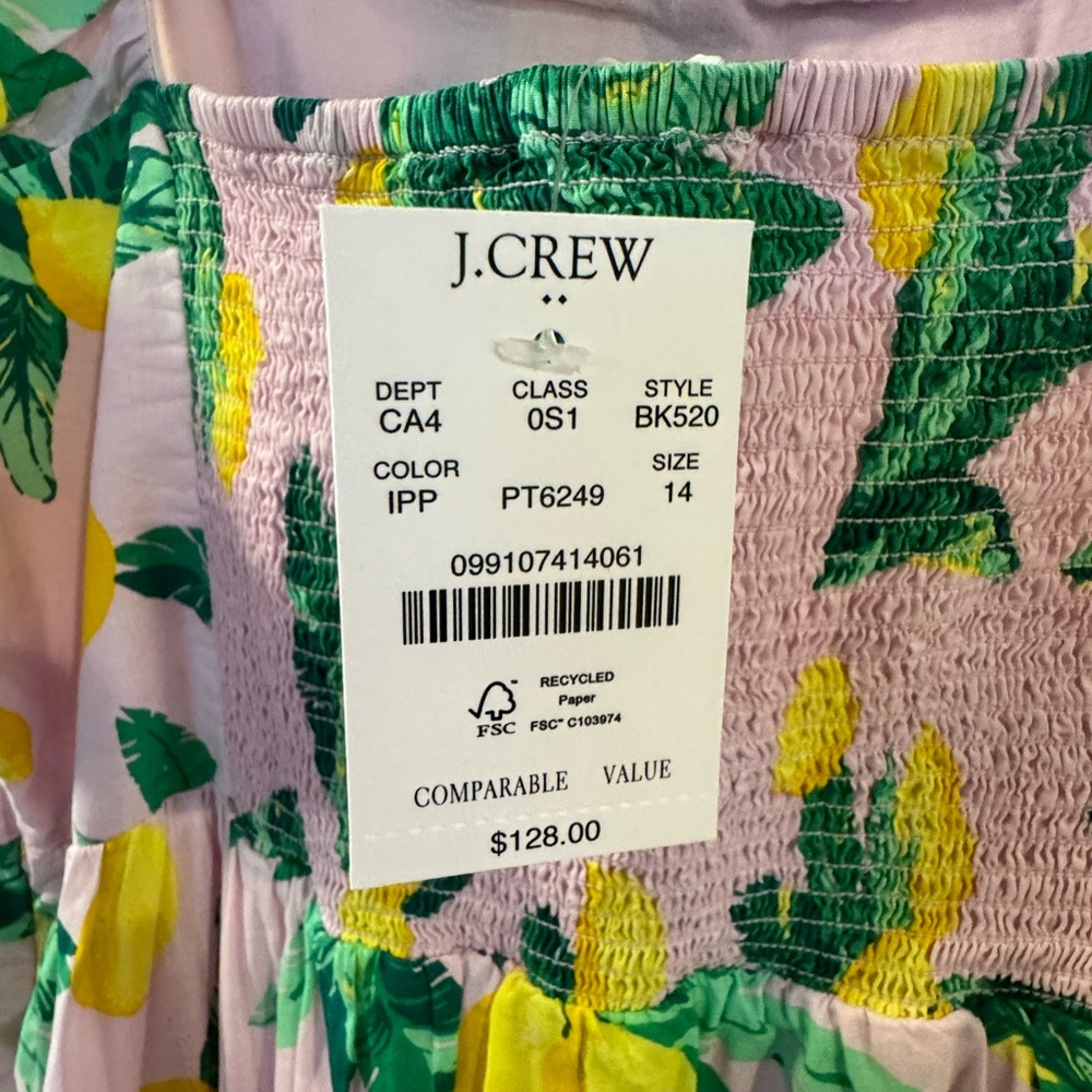J.Crew Dress 🌸 Brand New - Never Worn! - Picture 3 of 4